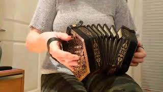 Jig played on concertina The Blackthorn Stick [upl. by Anyad]