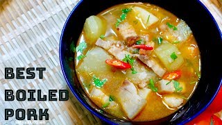 Best boiled Pork ever  বইল গাহৰি  boiled gahori recipe satyaskitchen [upl. by Aiden835]