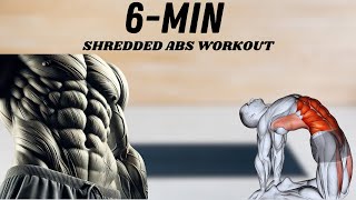 6 MIN ABS WORKOUT AT HOME [upl. by Oneg639]