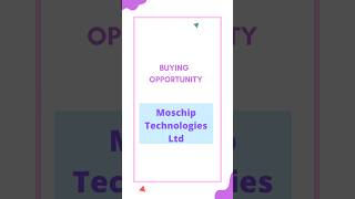 Moschip technologies ltd buying opportunity  Long Trade viralshorts viralvideo sharemarket [upl. by Ennovy]