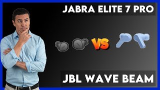 Jabra Elite 7 Pro vs JBL Wave Beam Comparison [upl. by Barstow]