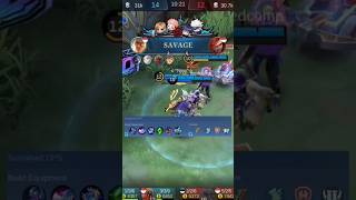 Gameplay Natan Savage Best Build Natan Mobile Legendshorts [upl. by Corley349]