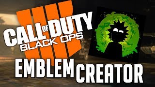 Black Ops 4 Emblem Creators  Rick Portal  How To MakeGuideTutorial [upl. by Maurilia]