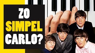 Beatles  keyboard  piano leren spelen zonder noten te lezen met 4 verschillende akkoorden [upl. by Lechar]