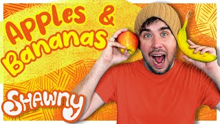 Apples and Bananas  Raffi Cover Song for Kids [upl. by Ayatnohs]