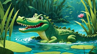 Row Row Row Your Boat Crocodile  Nursery Rhymes for Kids  Fun amp Interactive Song [upl. by Pentheas]