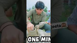 Sanjay Got challenge In Crafting Clay pot  Rimorav vlogs Challenges shorts [upl. by Selina]