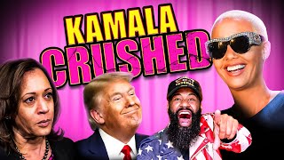 KAMALA CRUSHED by TRUMP celebrity supporter Amber Rose REACTION [upl. by Janet856]