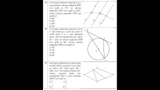 Simulare EN matematică Şcoala 79  mai 2024  Sub I şi II [upl. by Chaves4]