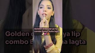 Lip combo for Brown skin hifzahani ytshrots lipcombo lipsticktutorial lipistickhack makep [upl. by Areval]