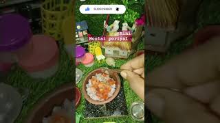 Moolai poriyaltrending shorts youtubeshorts miniature miniaturecooking youtube shortvideo [upl. by Airlie]