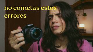 5 ERRORES DE PRINCIPIANTES EN FOTOGRAFÍA [upl. by Alliber]