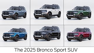 2025 Ford Bronco Sport Colors REVEALED [upl. by Trub745]