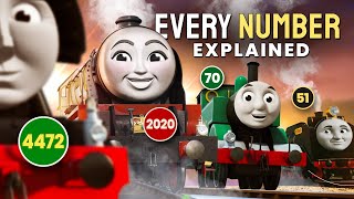 EVERY Number in Thomas amp Friends Explained [upl. by Aiderfla]