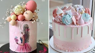 Oddly Satisfying Cake Decorating Compilation  So Yummy Cake Recipes For Party [upl. by Swetiana99]