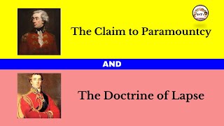 The Claim to Paramountcy  The Doctrine of Lapse [upl. by Itagaki]