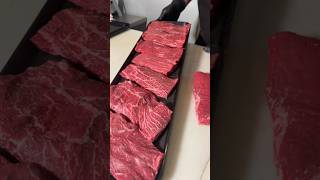 Flat Iron vs Flank Steak beef butcher [upl. by Rosenblum]