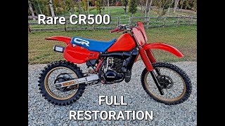 SEEING WHAT MAKES THE CR500 SO LOVED  Honda CR500 Build [upl. by Epstein405]