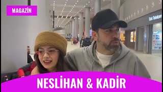 Neslihan Atagül ve Kadir Doğulu Çifti ABD Dönüşü Havalimanında Görüntülendi Bebek Mi Geliyor… [upl. by Cattier739]