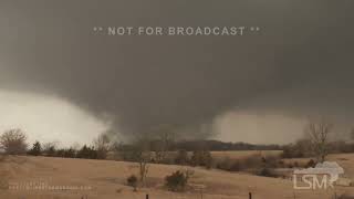 03052022 Winterset IA Violent Tornado Close Range [upl. by Warrick708]