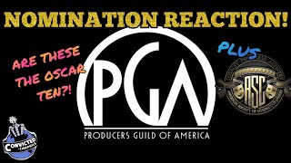 2024 PRODUCERS GUILD AWARDS NOMINATION REACTION  ARE THESE THE 10 OSCAR BEST PICTURE NOMINEES [upl. by Samal]