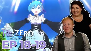 Facing the Ordeal SubaruRem vs the White Whale  ReZero s1 Episodes 1819 Reaction [upl. by Shinberg]