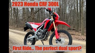 Honda CRF 300L Ride and Review  First thoughts pros and cons [upl. by Georgine]