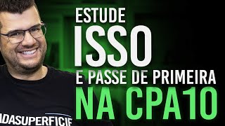 O que cai na prova da CPA 10 l Descubra como ser aprovado na ANBIMA [upl. by Ivey]