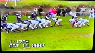 Oriskany Football vs Alexandria Bay 2002 [upl. by Herrle941]