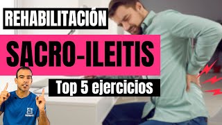 REHABILITACIÓN SACROILEITIS COMPLETA✅Los mejores EJERCICIOS para DOLOR SACROILIACO💥 [upl. by Nednil474]