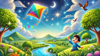 Magical kite poem in hindiJadoi pitangHindi nursery rhymeKids song rhymesforkids [upl. by Brenden225]