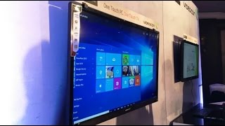 Worlds First Microsoft Windows 10 TVcumPC Videocon Microsoft Windows 10 TV [upl. by Avigdor266]