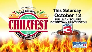 41st Annual Chilifest This Weekend Huntington WV [upl. by Corabella]