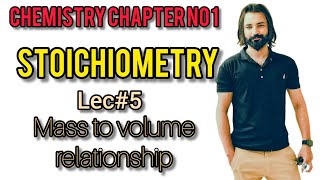 stoichiometrychapter No 1mass to volume relationship [upl. by Ennovoj]