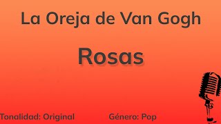 Rosas  La Oreja De Van Gogh Piano Karaoke [upl. by Doherty]