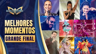 MELHORES MOMENTOS  FINAL  TEMPORADA 1  THE MASKED SINGER BRASIL [upl. by Gladine]