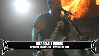 Metallica Disposable Heroes Pittsburgh PA  September 22 2004 [upl. by Aphrodite286]