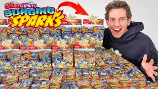 Opening 100x Pokémon Surging Sparks Booster Packs [upl. by Ikaz]