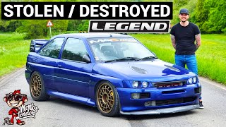 RALLY CAR VS THE STREETS RWD SEQUENTIAL 520HP ESCORT RS COSWORTH REVIEW [upl. by Ardnek53]