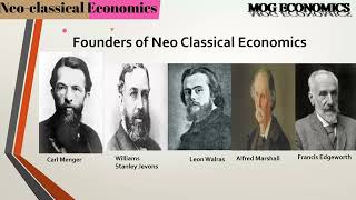 History of Economic Thought  Neo Classical Economics [upl. by Imrots]