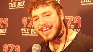 Post Malone Talks Meeting Allen Iverson His Grill amp More Backstage At FPSF [upl. by Amble991]