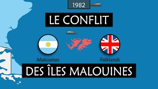 Les Îles Falkland  Malouines  Le conflit entre le RoyaumeUni et lArgentine résumé sur cartes [upl. by Russian]