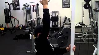 How to do Single Arm Lat Pulldowns [upl. by Imoyik]