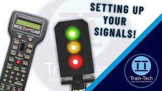 How to program and control a TrainTech DS3 Signal with NCE Powercab [upl. by Meehsar]