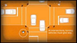 Pedestrian crossings with traffic lights [upl. by Akcirre181]