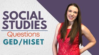 Important GEDHiSET Social Studies Questions [upl. by Esorylime360]