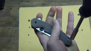 Spyderco Southard Takedown and Maintenance Long unedited version [upl. by Abbi]