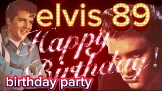 Elvis Presley Society birthday party Elvis 89 [upl. by Alol]