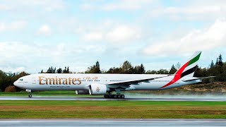 Delivery of Emirates 100th Boeing 777300ER  Emirates Airline [upl. by Nekal]