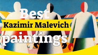 Kazimir Malevich Paintings  30 Most Famous Kazimir Malevich Paintings [upl. by Eahsel]